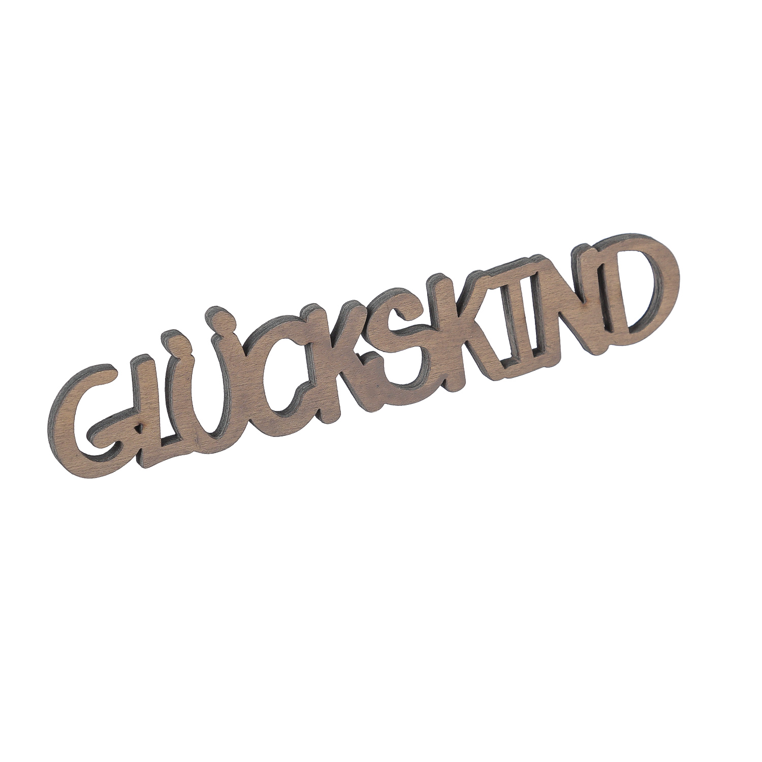 Holz Schriftzug GLÜCKSKIND - 17,5x3,5cm MDF Holz