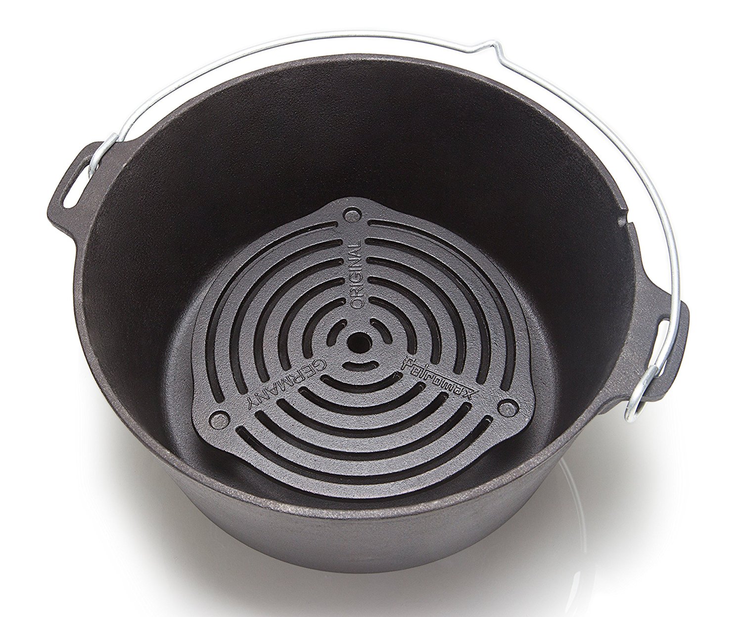 Petromax Stapelrost aus Gusseisen 31cm- gr-s30 - Backen, Dünste, Dampfgaren auf Ebenen im Feuertopf