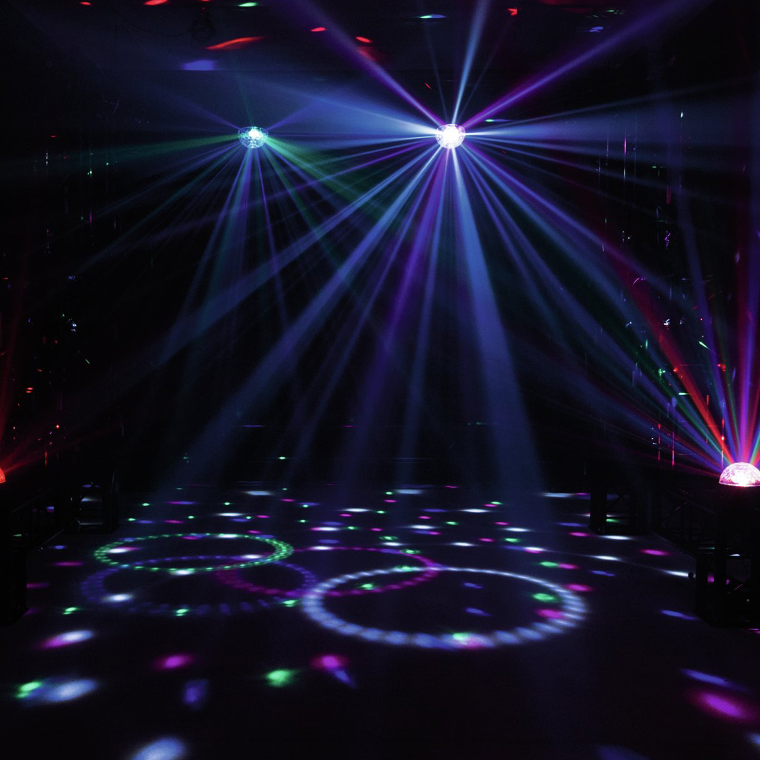 BC-4 Pilzkopf 6-farbig Diskokugel LED Effekt - RGBW + Orange +UV - drehend BC-4 Pilzkopf 6-farbig Diskokugel LED Effekt - RGBW + Orange +UV - drehend