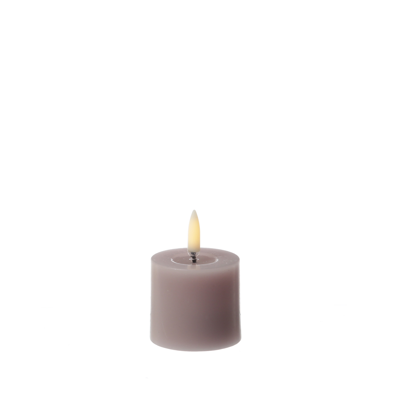 LED Mini Kerzenset THEA - Echtwachs - 3 Größen - D: 5cm - Timer - pastell flieder - 3er Set LED Mini Kerzenset THEA - Echtwachs - 3 Größen - D: 5cm - Timer - pastell flieder - 3er Set