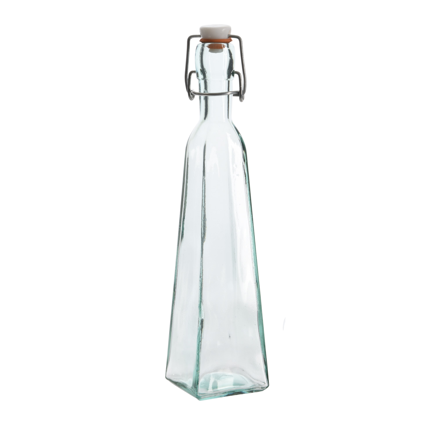 Glasflasche mit Bügelverschluss - Vorratsflasche - Recyclingglas - 360ml