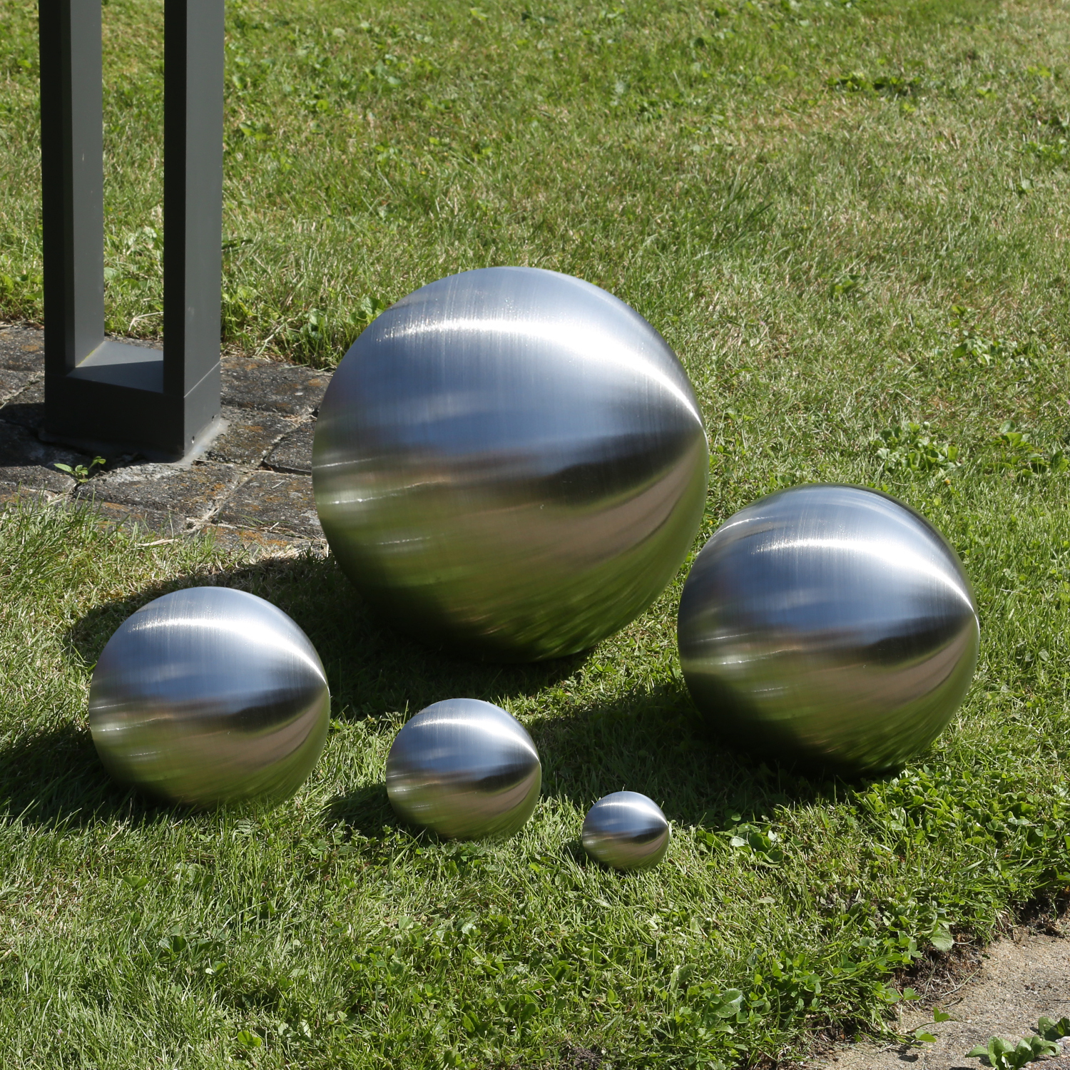 Dekokugel - Edelstahlkugel - Schwimmkugel - D: 15cm - matt Dekokugel - Edelstahlkugel - Schwimmkugel - D: 15cm - matt