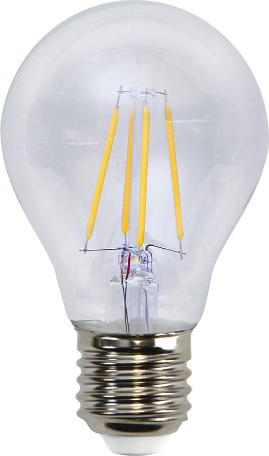 LED Tropfenlampe FILA A60 - E27 - 4W - warmweiss 2700K - 470lm  - klar LED Tropfenlampe FILA A60 - E27 - 4W - warmweiss 2700K - 470lm  - klar