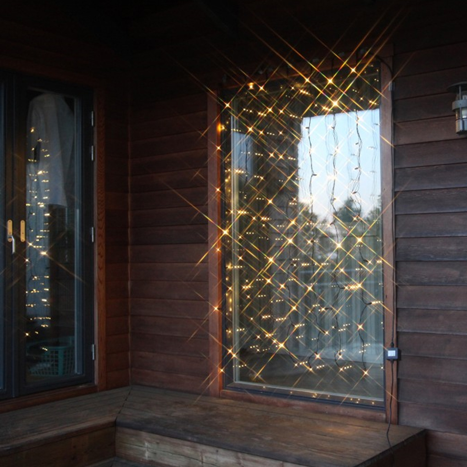 System 24 | LED-Lichtvorhang | koppelbar | exkl. Trafo | 1.00 m x 2.00m | 98x Warmweiß System 24 | LED-Lichtvorhang | koppelbar | exkl. Trafo | 1.00 m x 2.00m | 98x Warmweiß