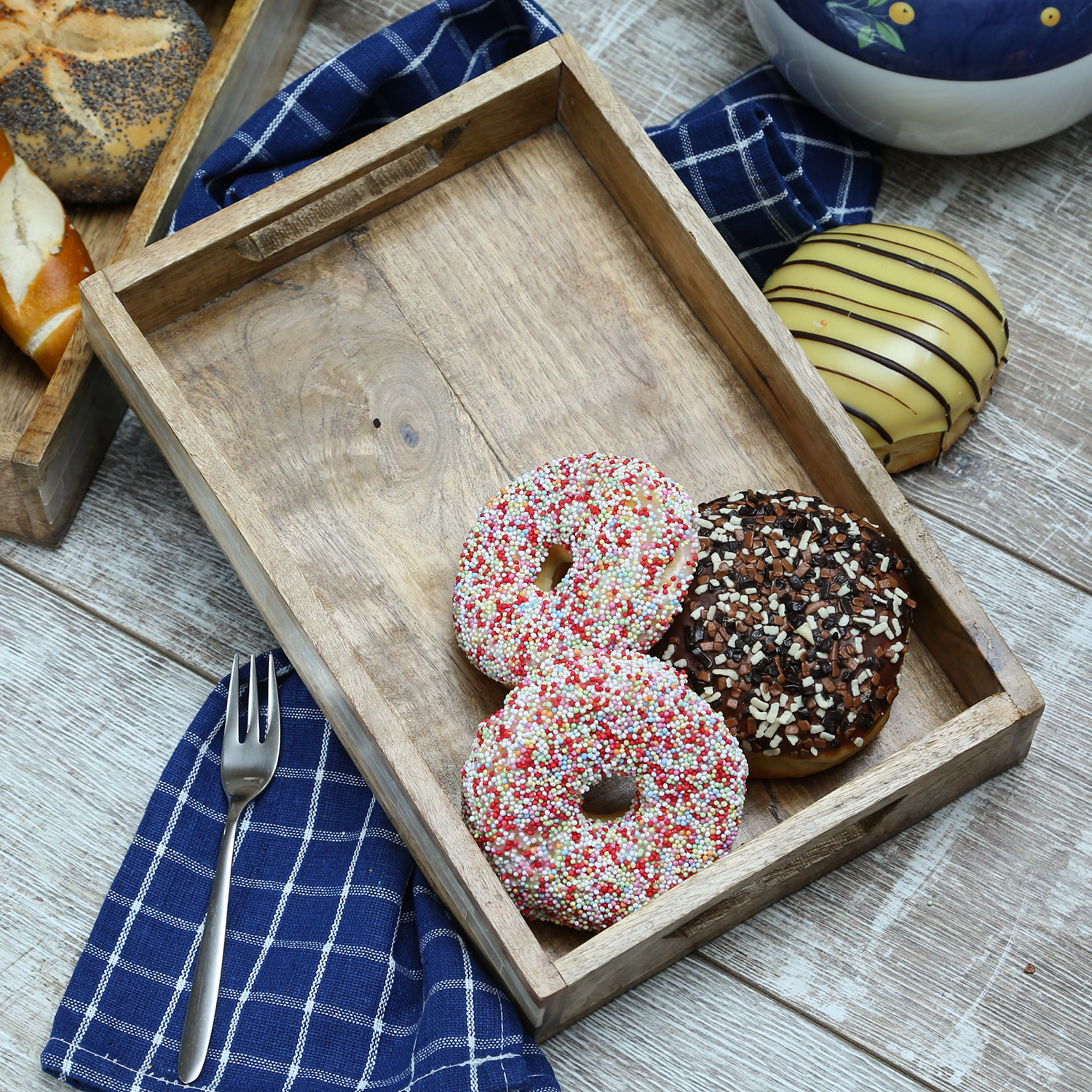 Tablett - Dekotablett - Mangoholz - L: 30cm - B: 20cm - natur Tablett - Dekotablett - Mangoholz - L: 30cm - B: 20cm - natur