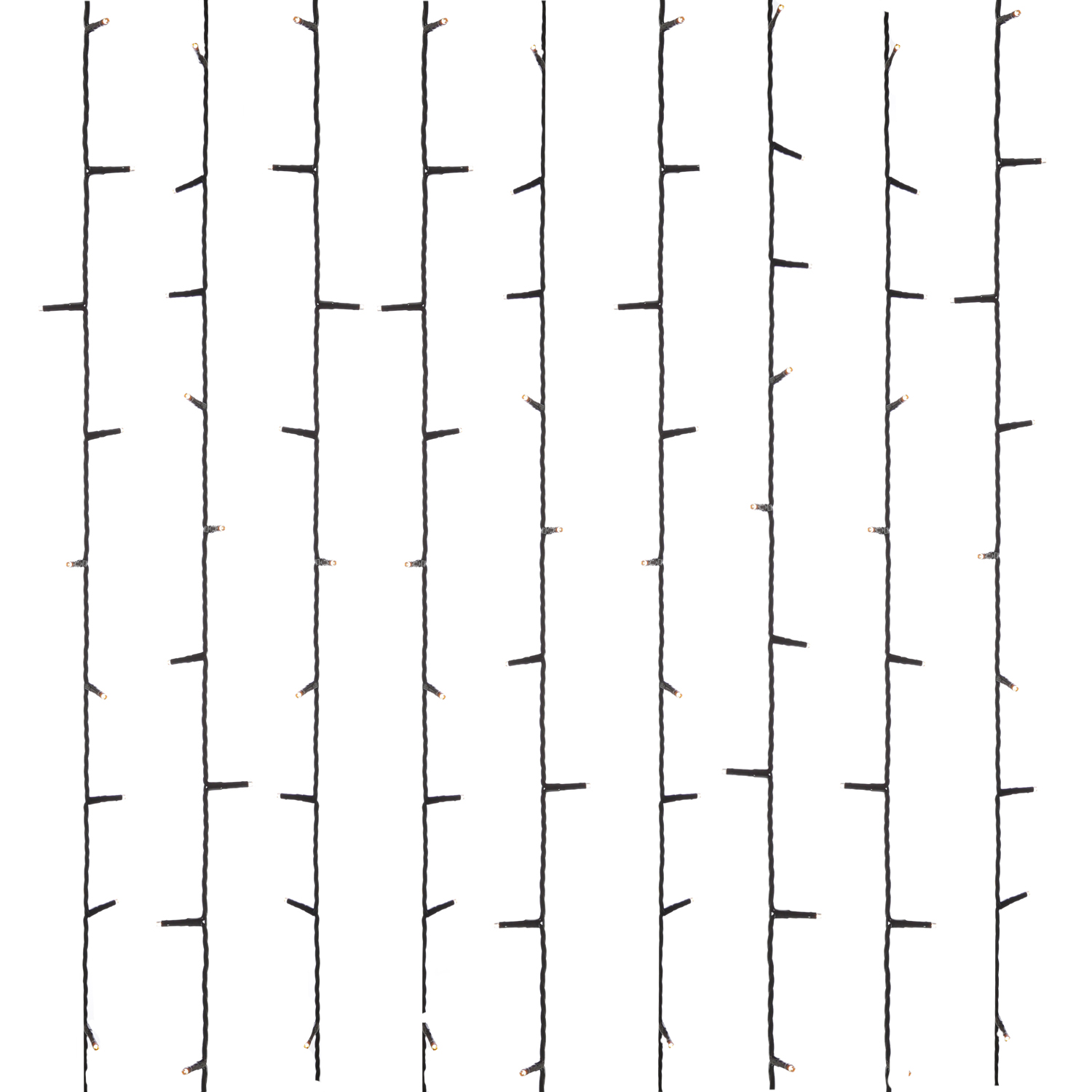 LED Lichterkette auf Kunststoffrad - 500 warmweiße LED - L: 50m - 8 Modi/ Timer - Innen/Außen