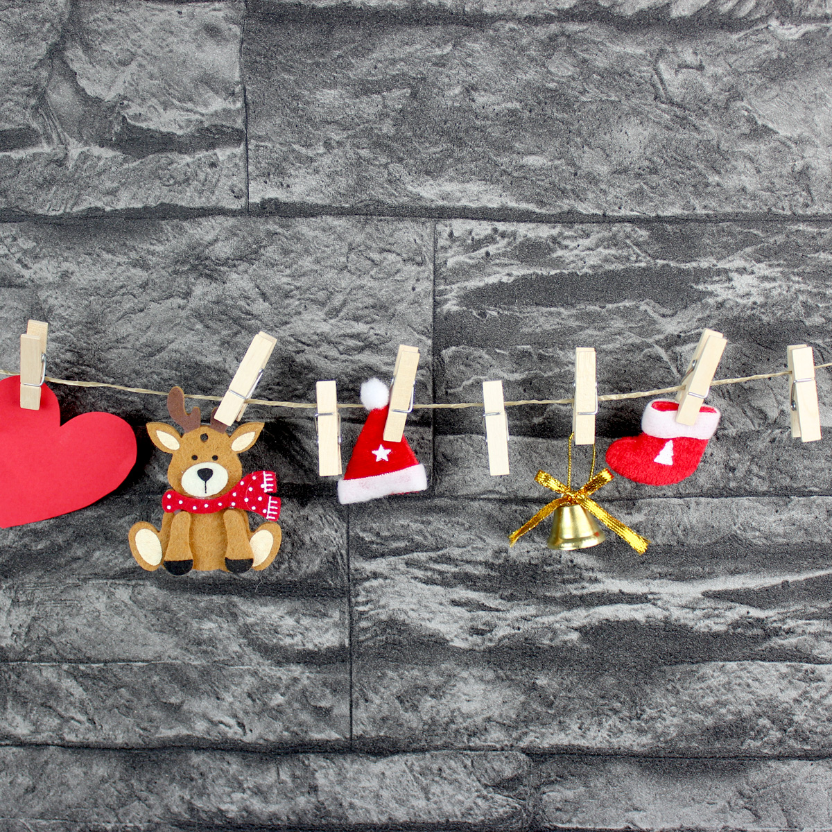 Mini Holzwäscheklammern - 100+ Stück - für DIY Adventskalender - 3,5cm
