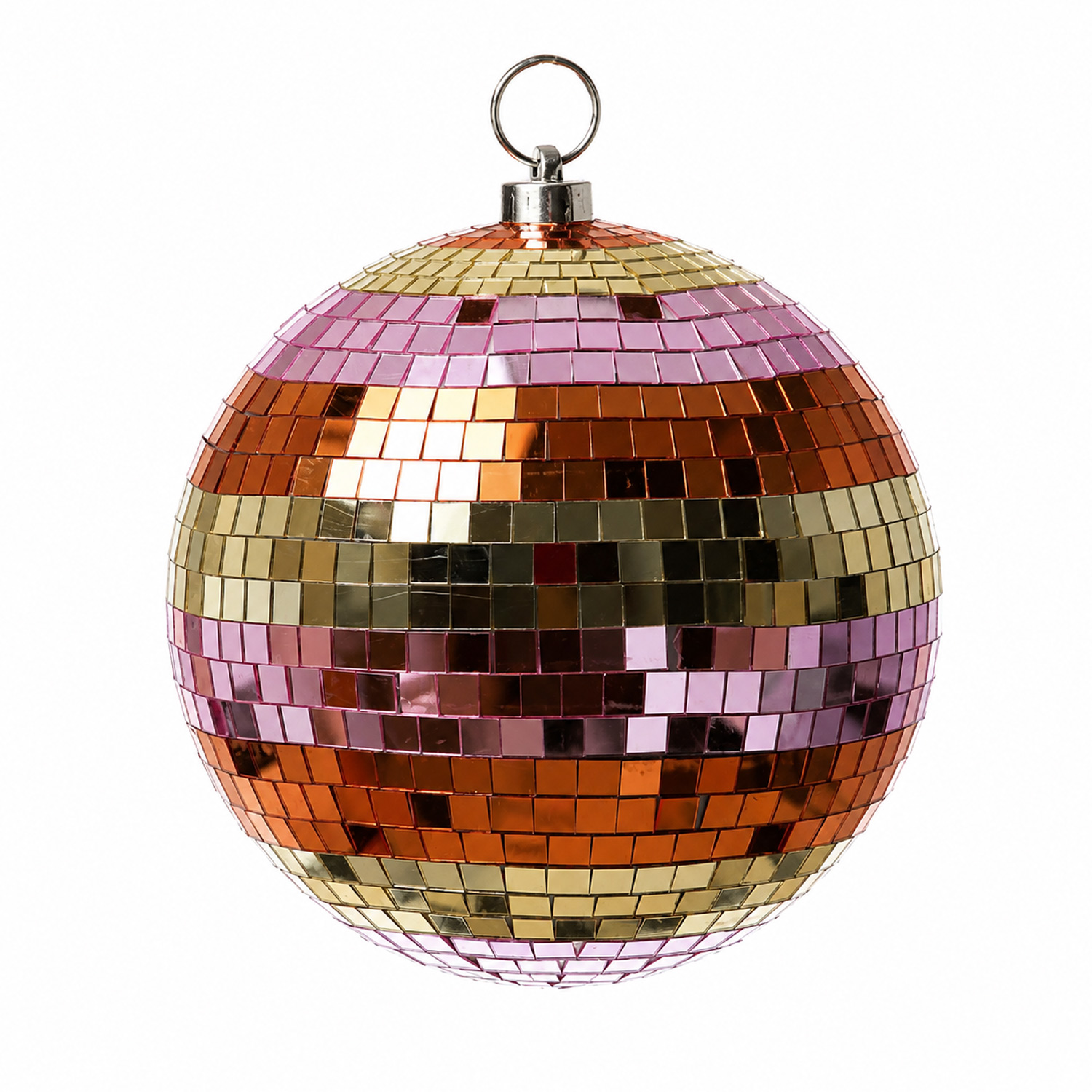Spiegelkugel 20cm - Discokugel - Echtglas - 10x10mm Spiegel - pastellfarben