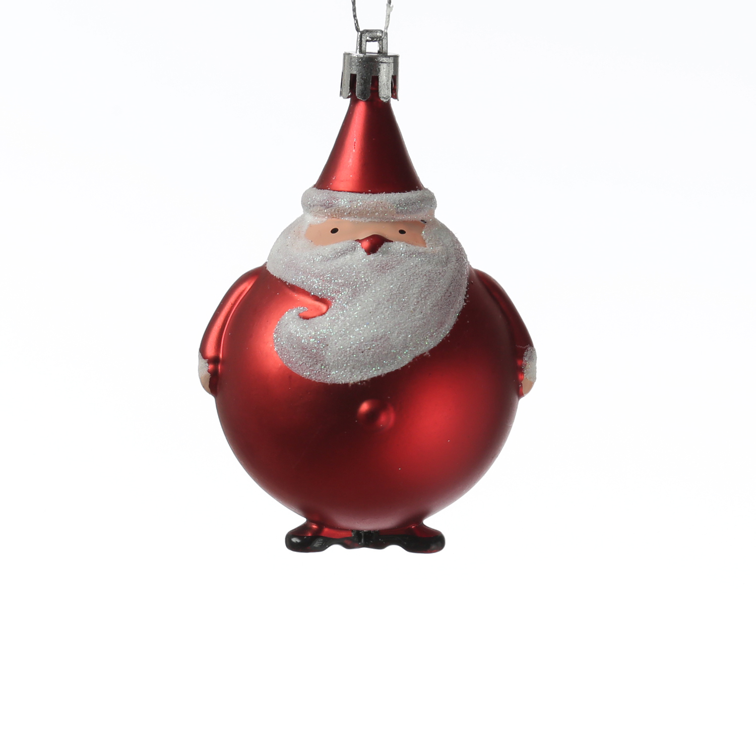 Weihnachtsbaumschmuck Weihnachtsmann - Christbaumschmuck - bruchfest - H: 9cm - matt Weihnachtsbaumschmuck Weihnachtsmann - Christbaumschmuck - bruchfest - H: 9cm - matt