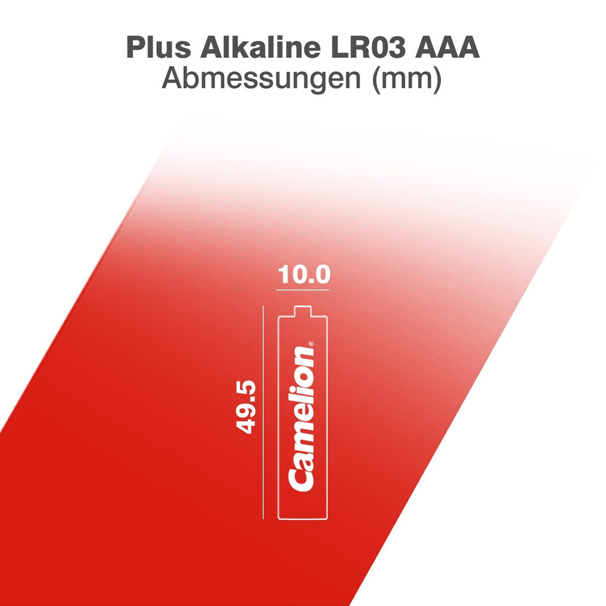 Batterie Mignon AAA LR3 1,5V PLUS Alkaline - Leistung auf Dauer - 3 Stück Batterie Mignon AAA LR3 1,5V PLUS Alkaline - Leistung auf Dauer - 3 Stück