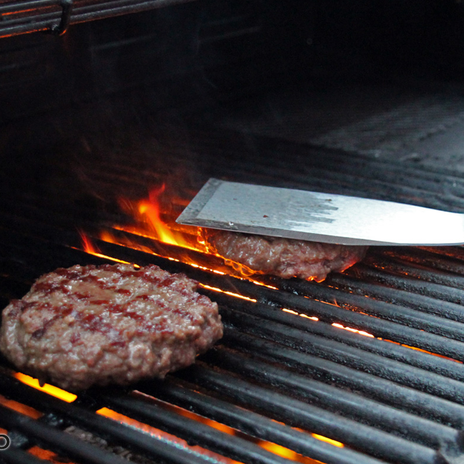 Burgerpresse - Pattypresse für selbstgemachte Burger - 12cm Durchmesser - Aluminium