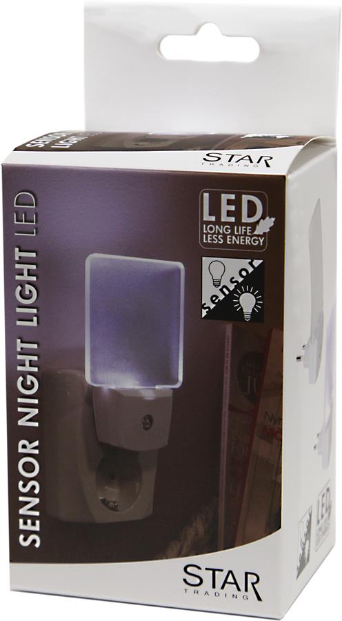 Nachtlicht LED SENSOR - kaltweiss - 0,5W - 5lm - EUROStecker Nachtlicht LED SENSOR - kaltweiss - 0,5W - 5lm - EUROStecker