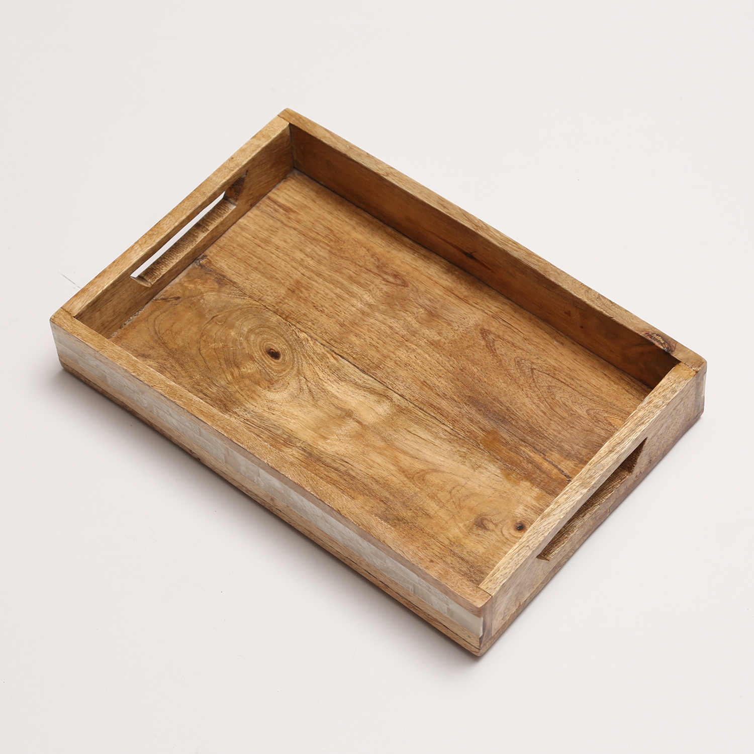 Tablett - Dekotablett - Mangoholz - L: 30cm - B: 20cm - natur Tablett - Dekotablett - Mangoholz - L: 30cm - B: 20cm - natur