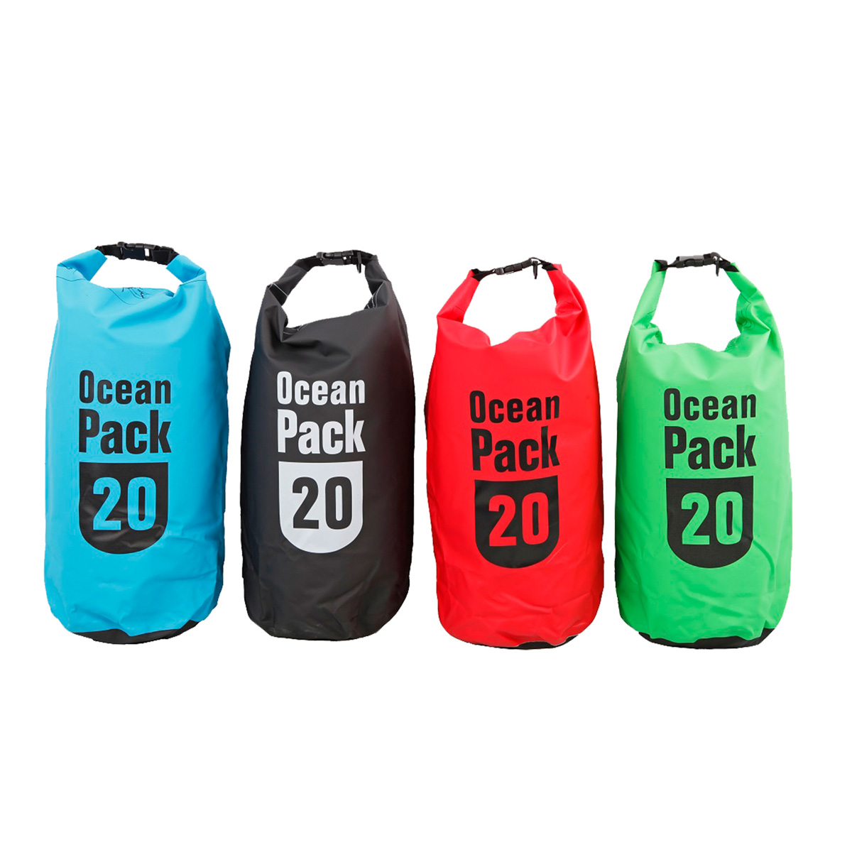 OCEAN PACK 20 Liter schwarz - wasserfester Beutel