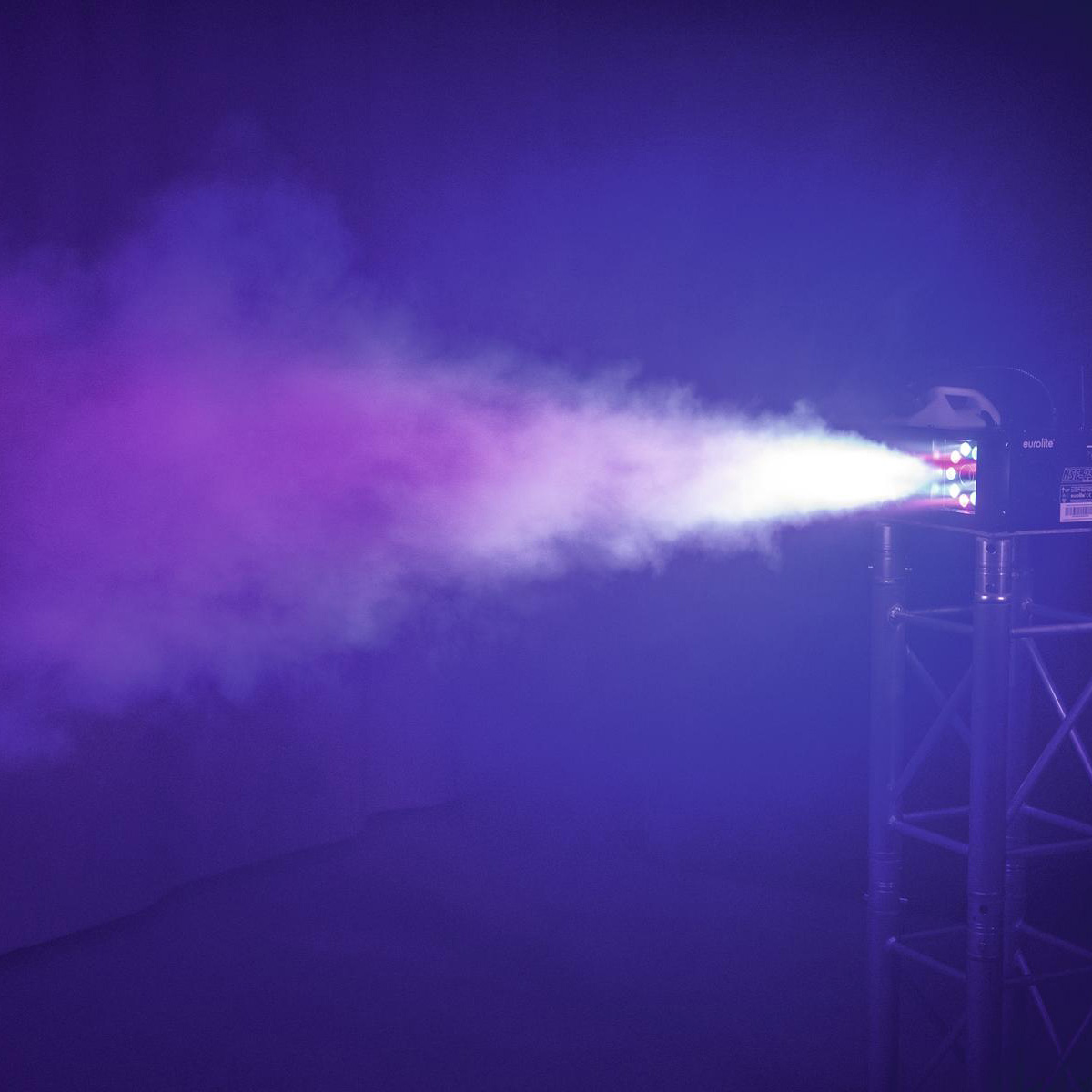 NSF-250 LED DMX Hybrid Spray Fogger - Vertikale/Horizontale Nebelmaschine mit LED Spot