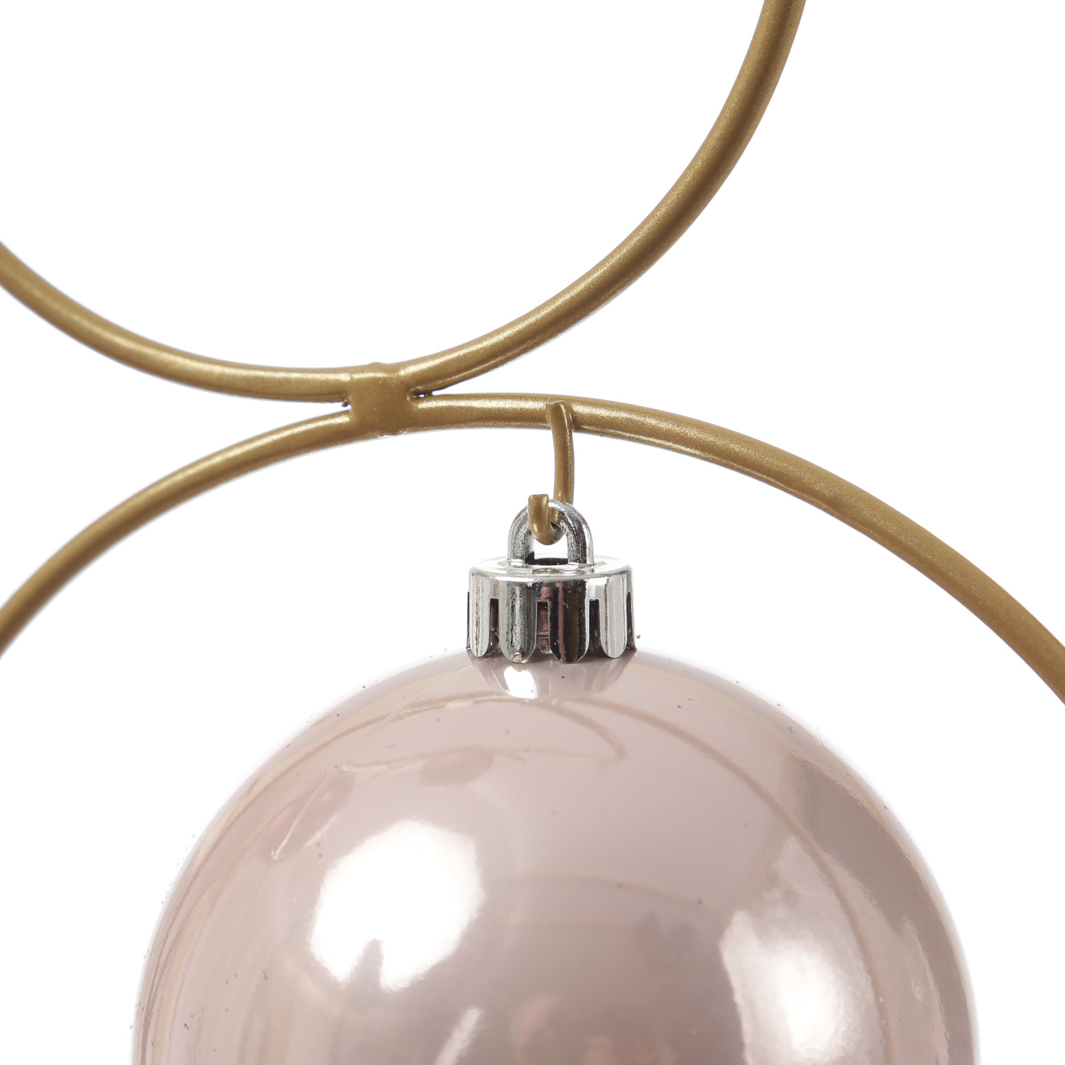 Dekobaum Aufsteller für Christbaumkugeln/Weihnachtsbaumschmuck - Metall - H: 58cm - gold