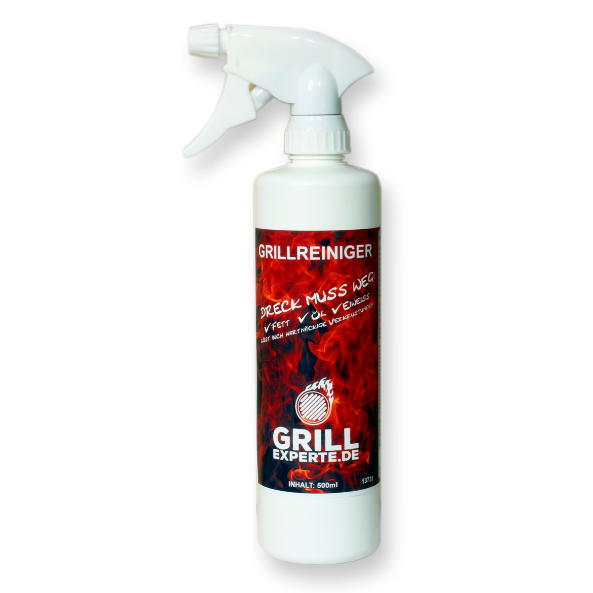 Grillreiniger GRILL-EXPERTE.de - 500ml Sprühflasche - "DRECK MUSS WEG" Grillreiniger GRILL-EXPERTE.de - 500ml Sprühflasche - "DRECK MUSS WEG"