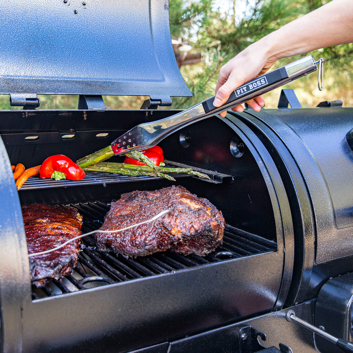 PIT BOSS Combo Grill - Pellet + Gas 'NAVIGATOR COMBO' PB1230CN