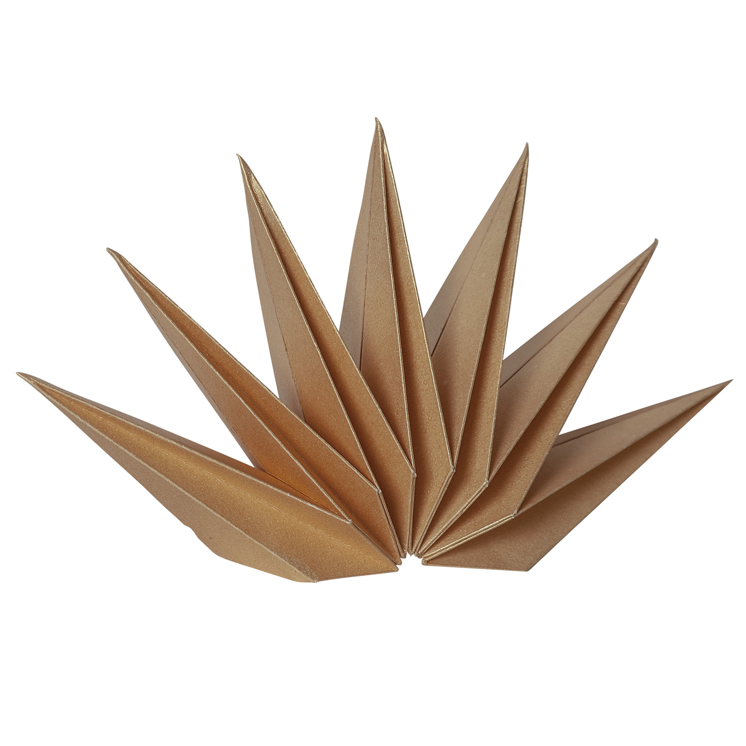 LED Baumspitze Papierstern Isa - 7-zackig - H: 33cm - D: 21cm - gold LED Baumspitze Papierstern Isa - 7-zackig - H: 33cm - D: 21cm - gold