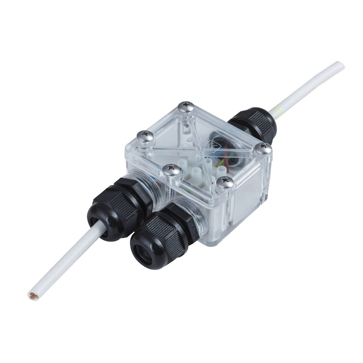 Kabelverbinder Box - Garten - IP67 - 230V - 3 Ausgänge - wasserdicht bis 1m - 3 polig - 125x40x64 Kabelverbinder Box - Garten - IP67 - 230V - 3 Ausgänge - wasserdicht bis 1m - 3 polig - 125x40x64