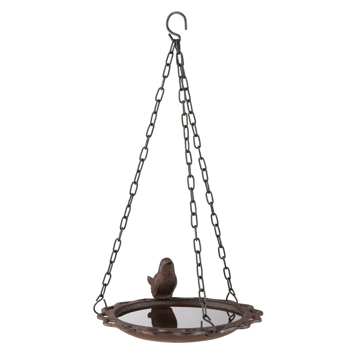 Vogeltränke aus Gusseisen - hängend - 20,5x 19x36,5cm