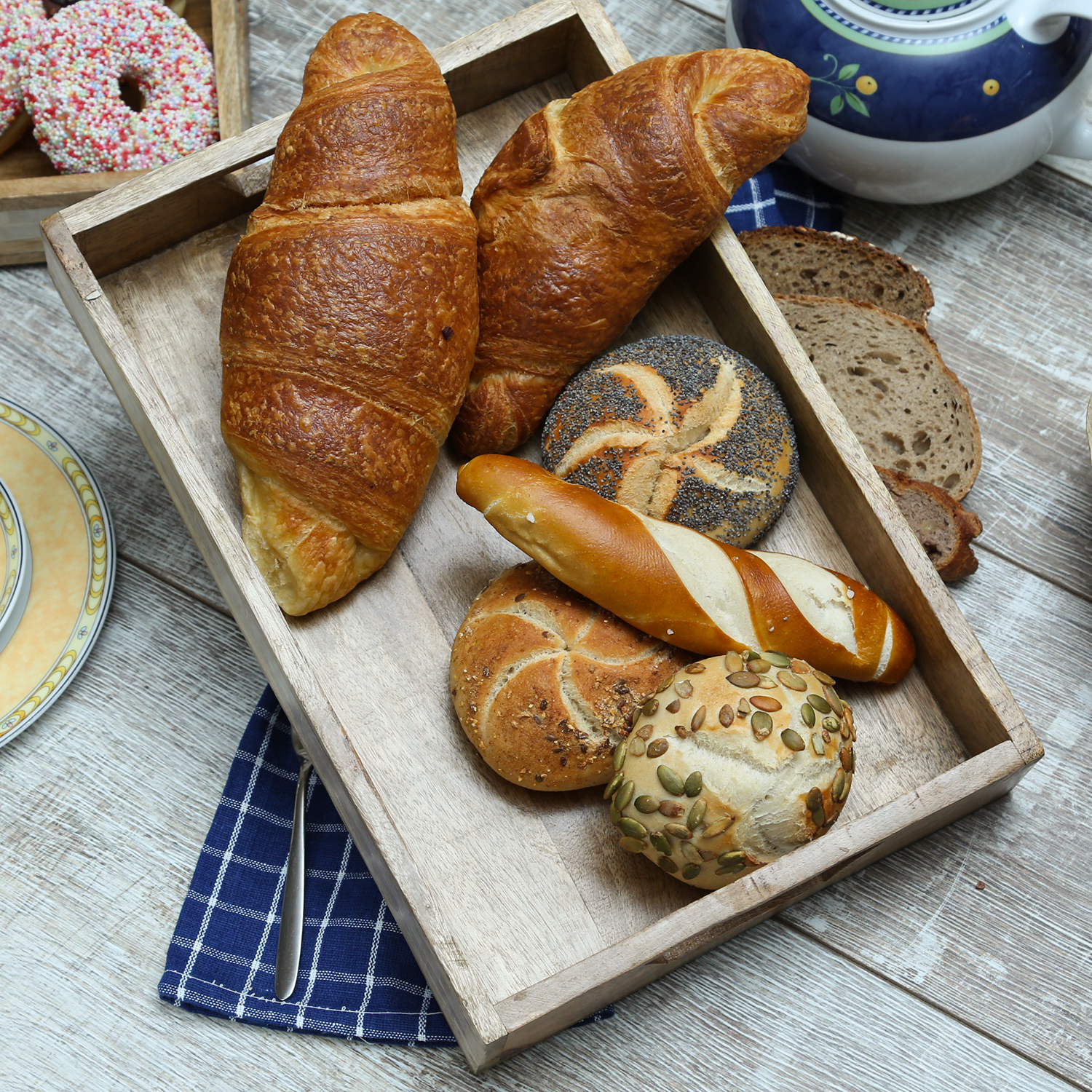 Tablett - Dekotablett - Mangoholz - natur - L: 37,5cm - B: 25cm - natur Tablett - Dekotablett - Mangoholz - natur - L: 37,5cm - B: 25cm - natur