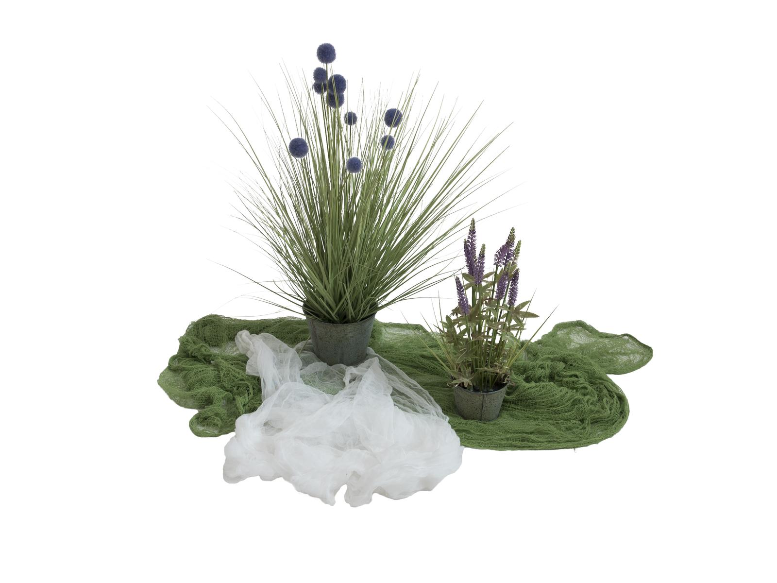 Dekogewebe, fein, weiß, 165x400cm - Ideale Grunddeko - Polyester
