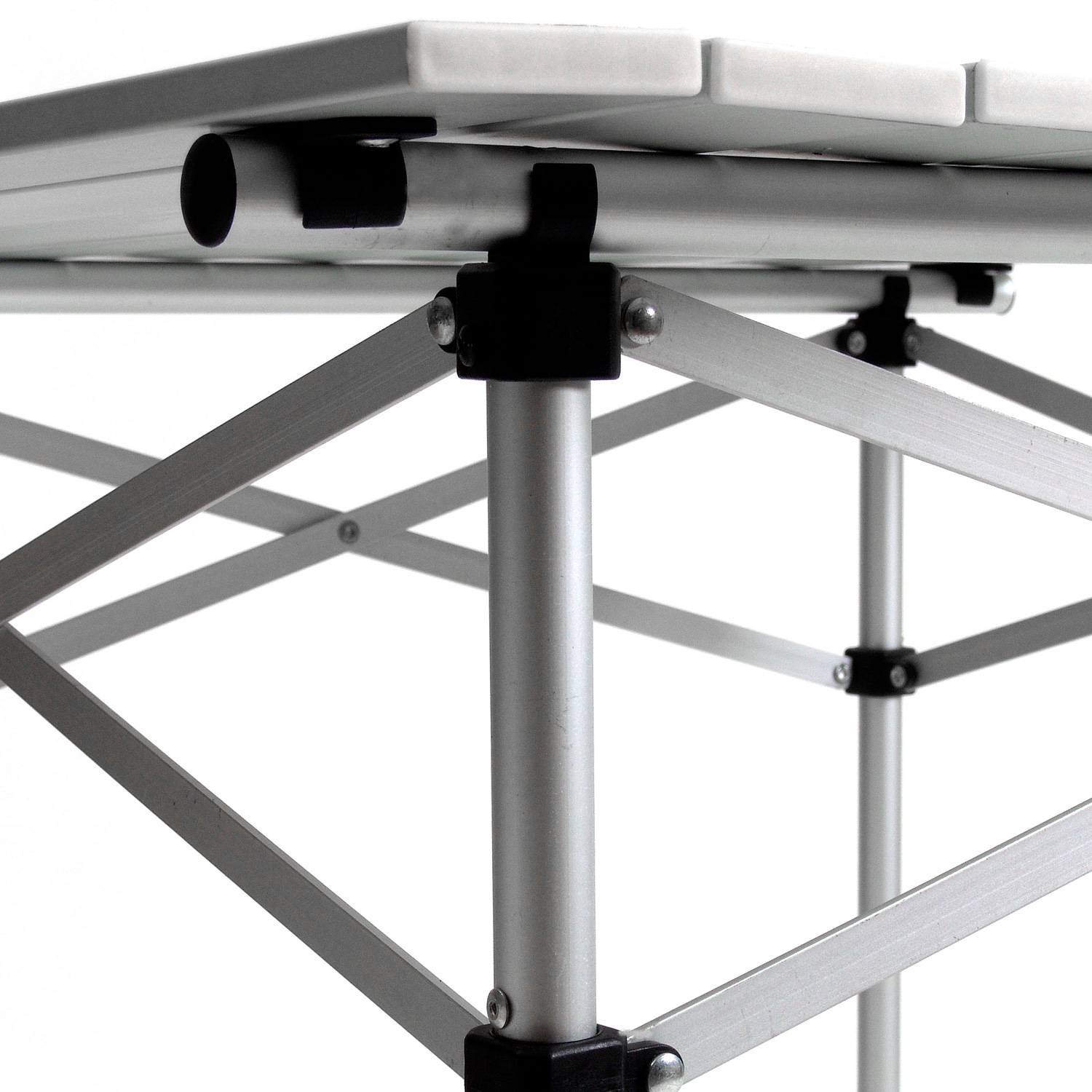Rolltisch für Camping 70x70cm - nur 3,3kg -. Geringes Packmaß