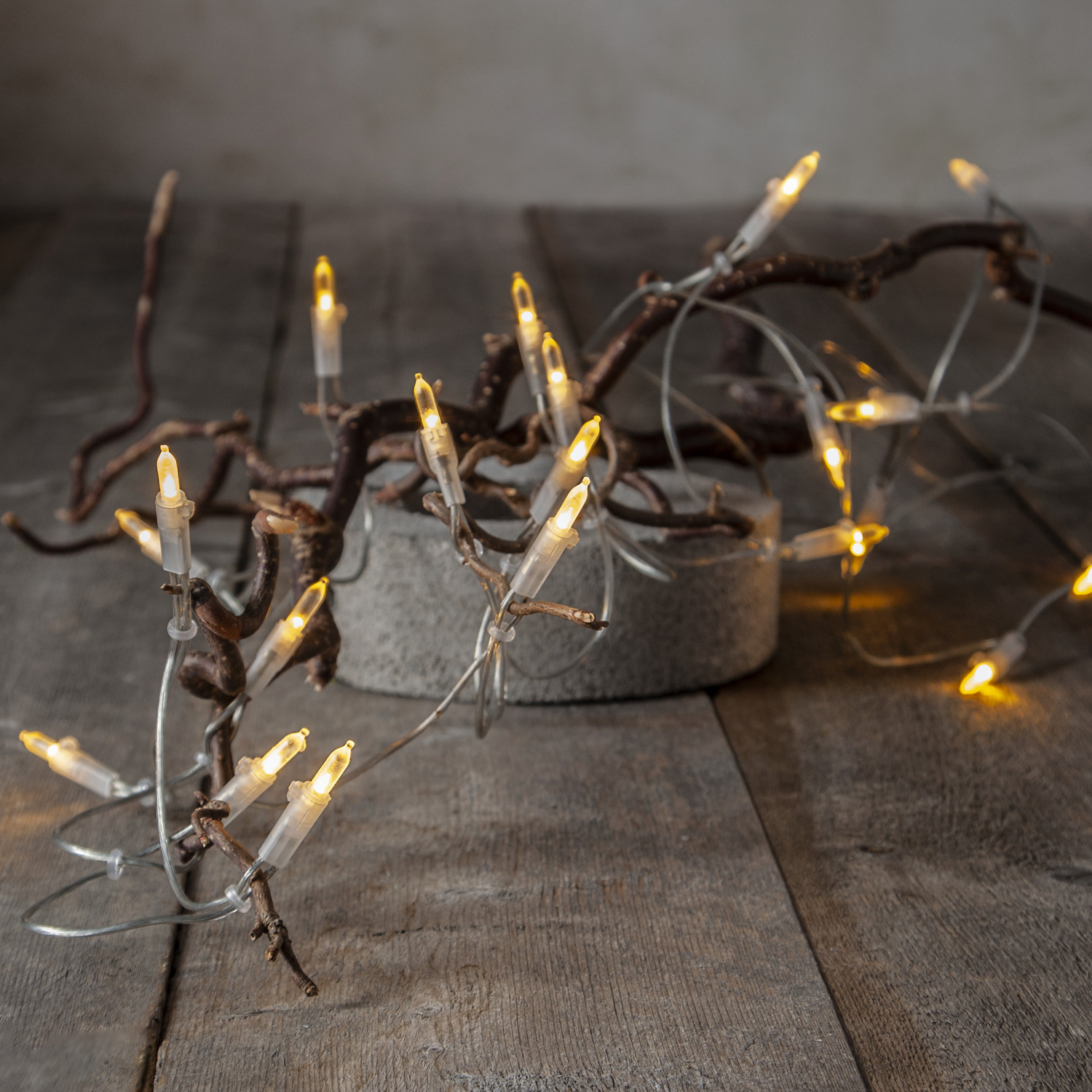 LED Lichterkette Pisello - Weihnachtslichterkette - 35 warmweiße LED - L: 5,1m - für Innen