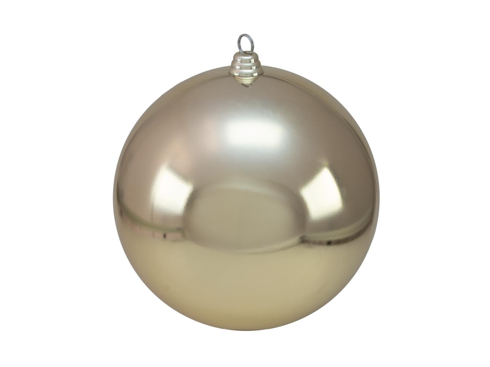 XL Dekokugel 30cm - Baumkugel - cappucchino glänzend - Innen&Außen - robustes Polyethylen XL Dekokugel 30cm - Baumkugel - cappucchino glänzend - Innen&Außen - robustes Polyethylen