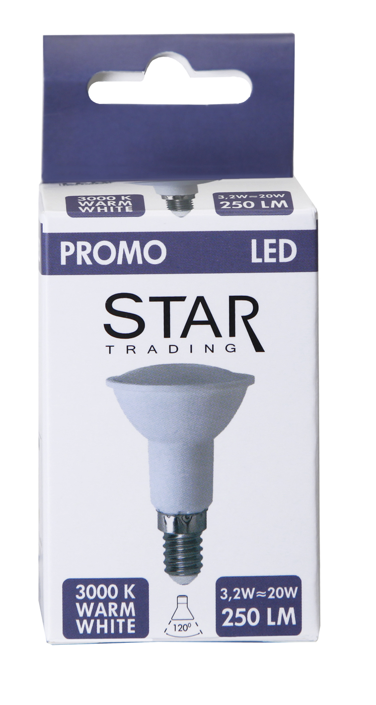 LED SPOT PAR16 - 230V - E14 - 120° - 3,2W - warmweiss 3000K - 250lm LED SPOT PAR16 - 230V - E14 - 120° - 3,2W - warmweiss 3000K - 250lm