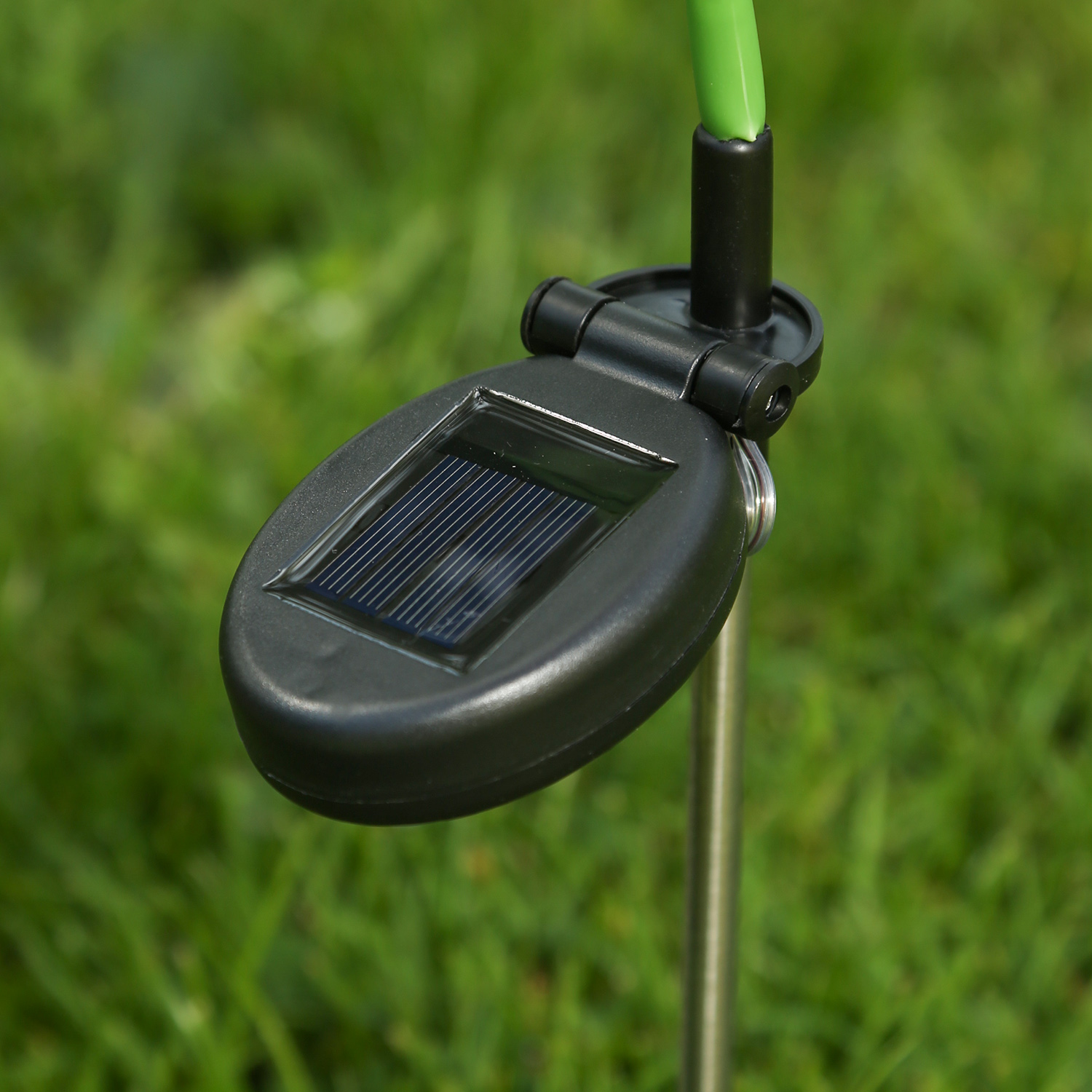 LED Solar Gartenstecker Blume - warmweiße LED - H: 70cm - Lichtsensor - gelb LED Solar Gartenstecker Blume - warmweiße LED - H: 70cm - Lichtsensor - gelb