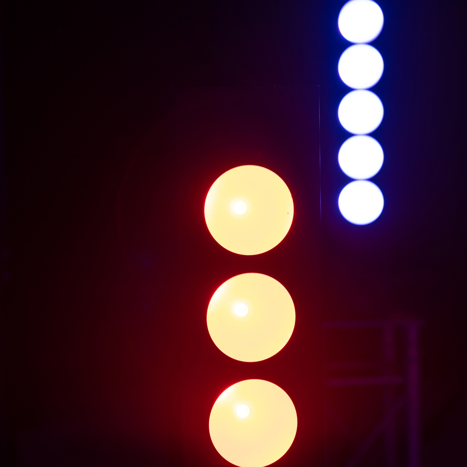 LED Lichtsäule Lichtorgel - high Power 6x 30W COB - DMX - inkl. Fernbedienung - Partyraumbeleuchtung