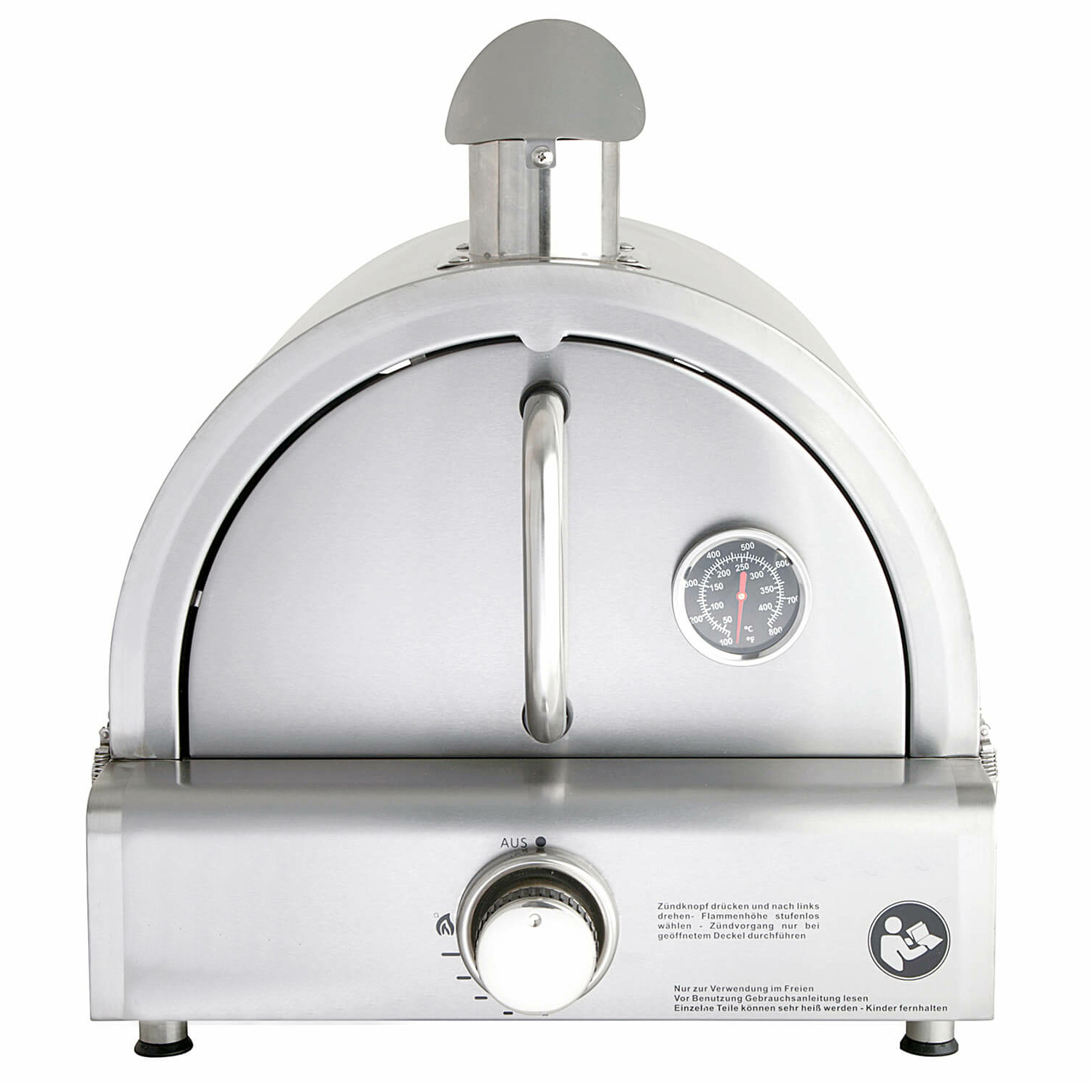 Pizzaofen Gas KULT - umbaubar als Grill - 3,8kW - Volledelstahl