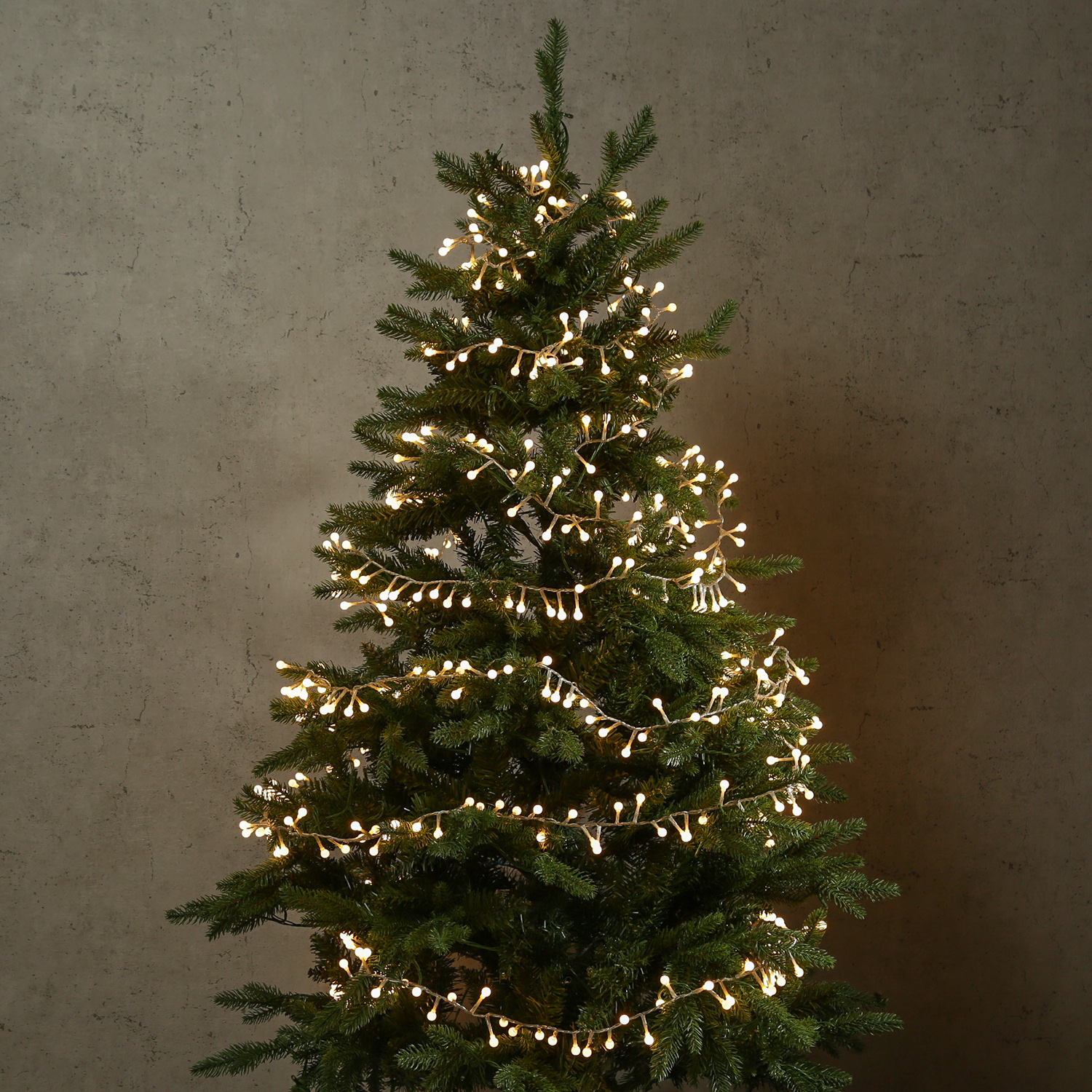 LED Lichterkette BERRY TWINKLE - 350 weiße Mini Kugeln - 8 Funktionen - Timer - L: 7,5m LED Lichterkette BERRY TWINKLE - 350 weiße Mini Kugeln - 8 Funktionen - Timer - L: 7,5m