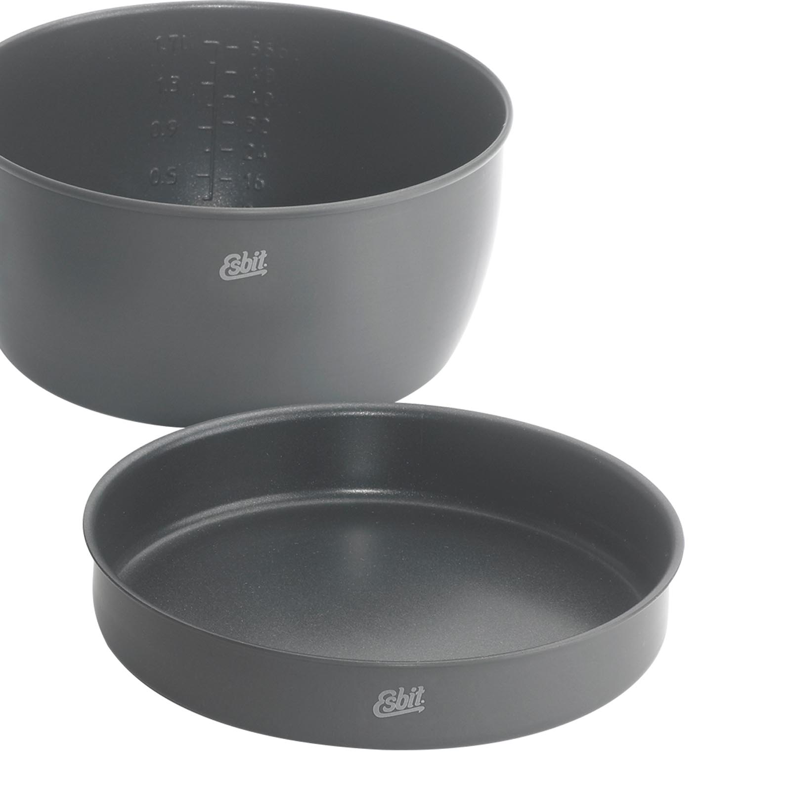 ESBIT Aluminium-Kochset 8-tgl., mit Antihaftbeschichtung