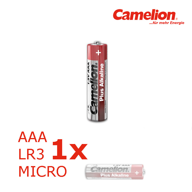 Batterie Mignon AAA LR3 1,5V PLUS Alkaline - Leistung auf Dauer Batterie Mignon AAA LR3 1,5V PLUS Alkaline - Leistung auf Dauer