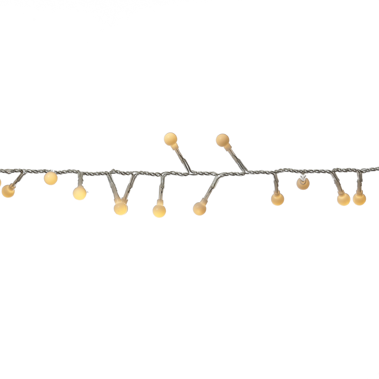 LED Lichterkette BERRY TWINKLE - 350 weiße Mini Kugeln - 8 Funktionen - Timer - L: 7,5m LED Lichterkette BERRY TWINKLE - 350 weiße Mini Kugeln - 8 Funktionen - Timer - L: 7,5m