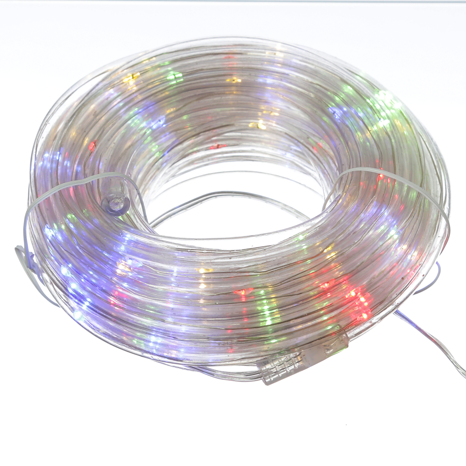 LED Lichtschlauch - 120 bunte LED - 8 Funktionen - Timer- Batteriebetrieb - L: 12m - für Außen LED Lichtschlauch - 120 bunte LED - 8 Funktionen - Timer- Batteriebetrieb - L: 12m - für Außen