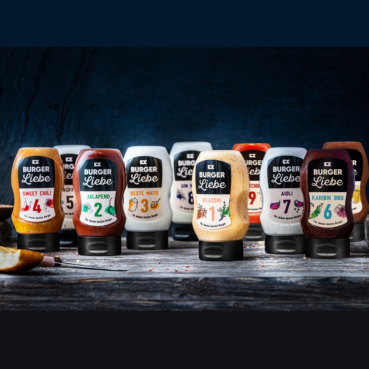 BURGER LIEBE Burgersoße - Klassik - 300ml - vegan - ohne Konservierungsstoffe