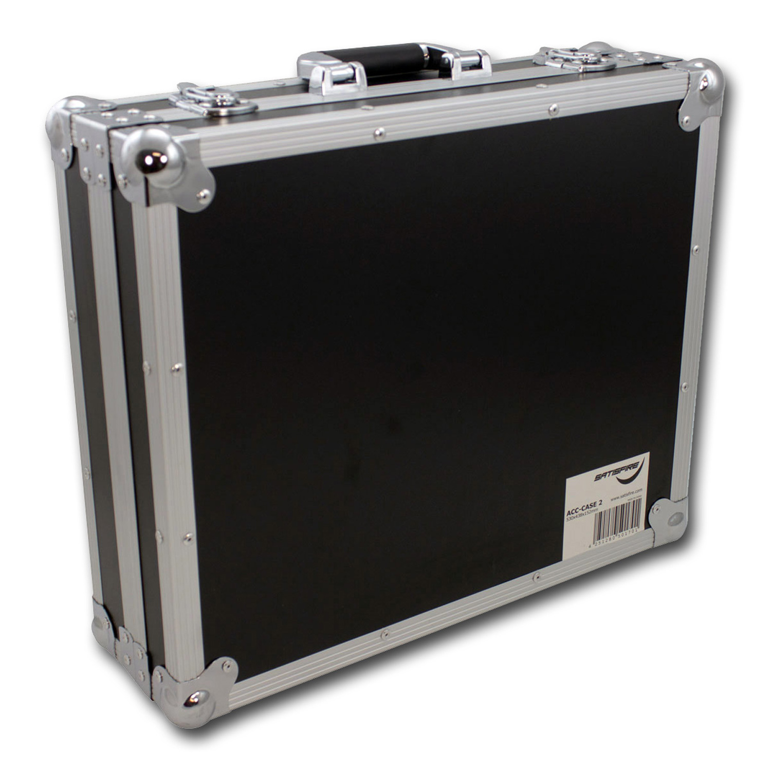 ACC-2 Universal Transportkoffer | Flightcase mit Würfelschaumstoff | SATISFIRE (530x438x152mm)