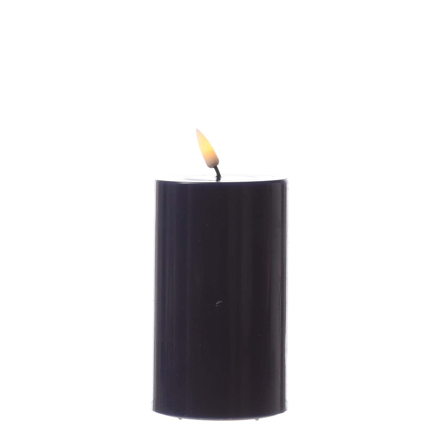 LED Stumpenkerze MIA - Echtwachs - realistische 3D Flamme - H: 12,5cm - D: 7,5cm - königsblau LED Stumpenkerze MIA - Echtwachs - realistische 3D Flamme - H: 12,5cm - D: 7,5cm - königsblau