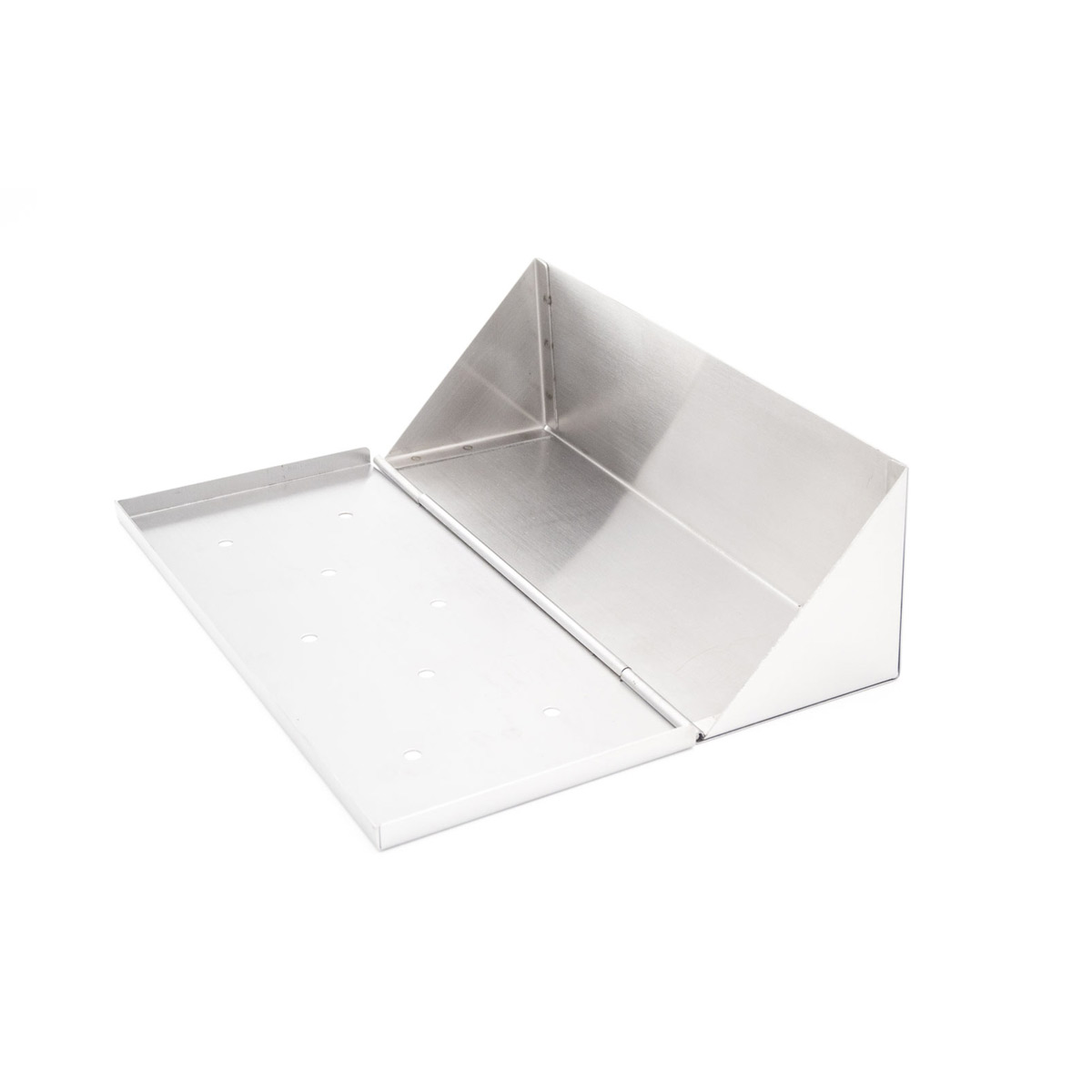 Edelstahl Räucherbox / Smokerbox in V-Form - Für Holz- & Gasgrill