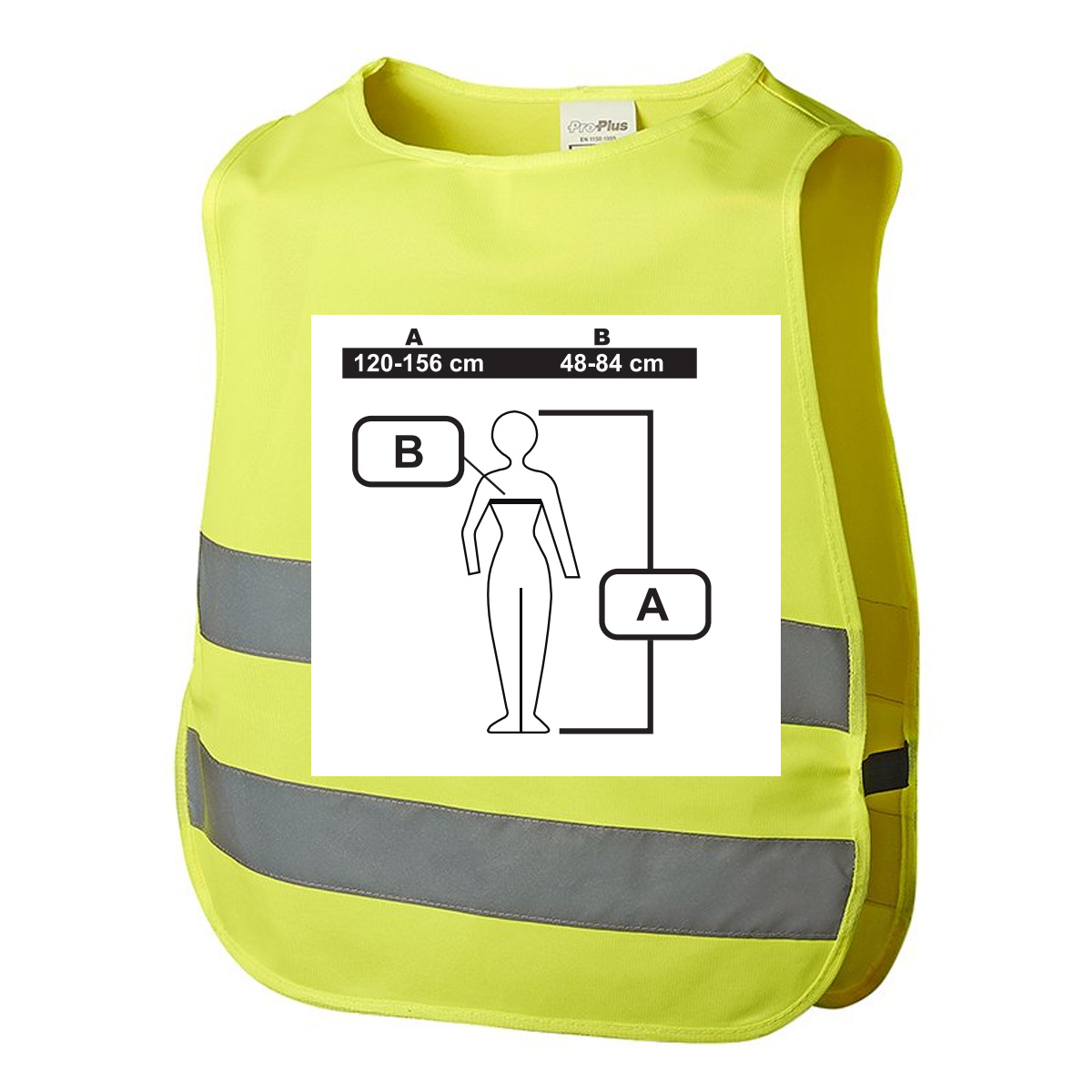 Sicherheitsweste / Warnweste für Kinder - gelb - Größe S (5-12 Jahre) Sicherheitsweste / Warnweste für Kinder - gelb - Größe S (5-12 Jahre)