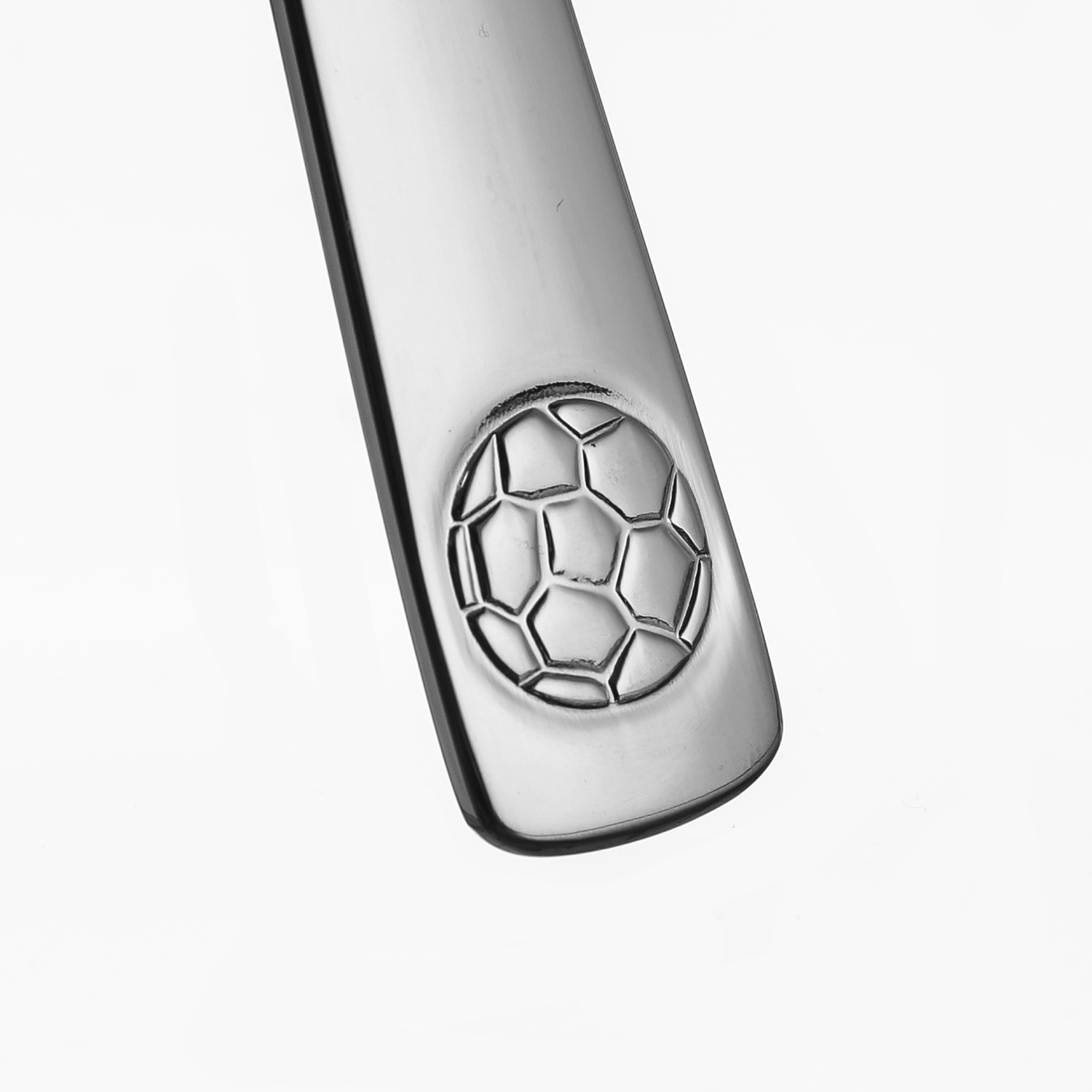 Besteckset KIKKER für Kinder - Fußballmotiv - Edelstahl - 4teilig