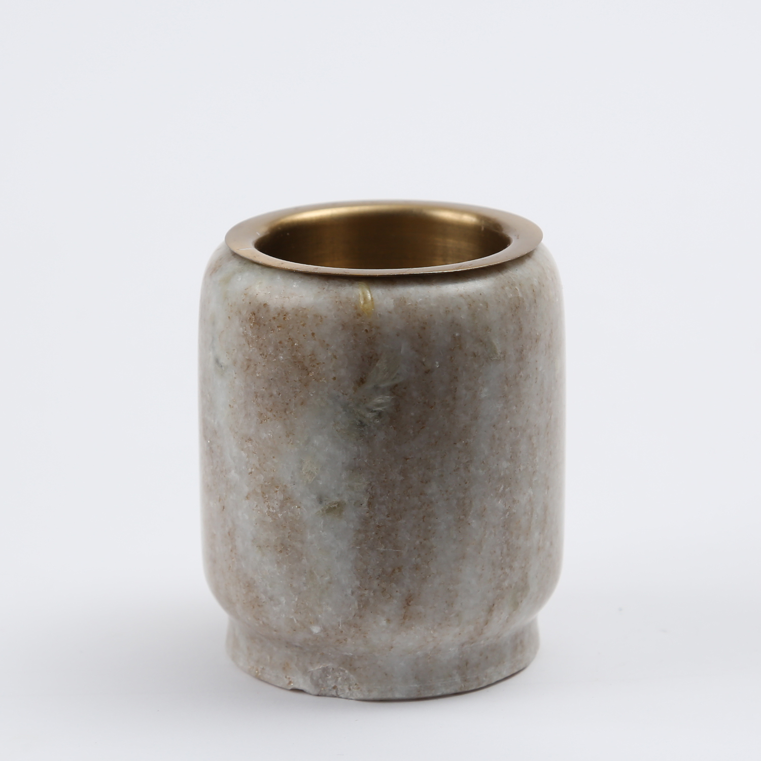 Teelichthalter Marmor - für Teelichter oder LED Teelichter - H: 7cm - D: 6cm - braun Teelichthalter Marmor - für Teelichter oder LED Teelichter - H: 7cm - D: 6cm - braun