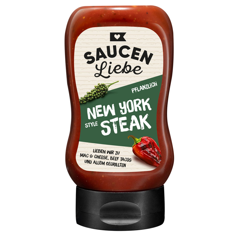 Saucen Liebe - New York Style Steak Sauce - 300ml - vegan Saucen Liebe - New York Style Steak Sauce - 300ml - vegan