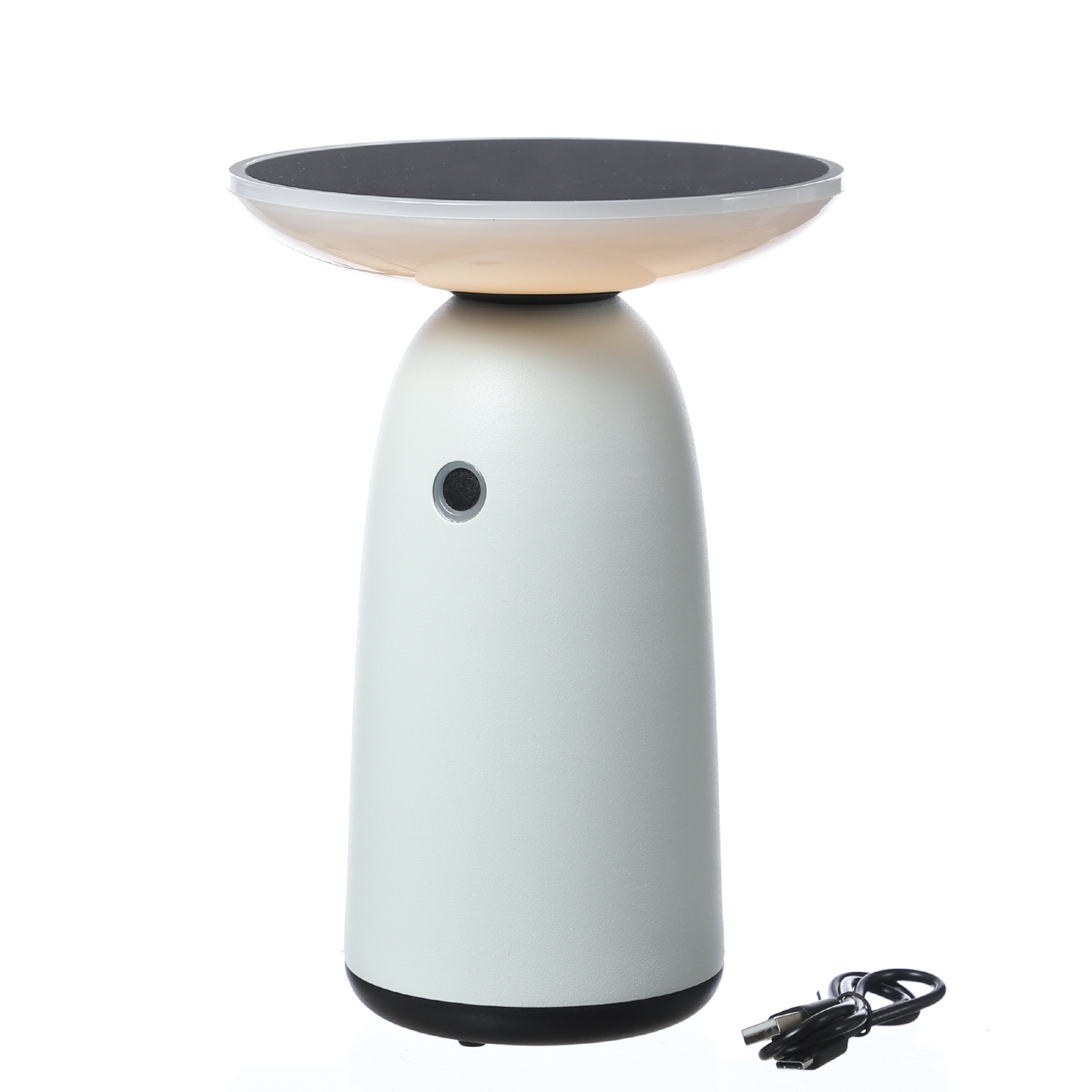 LED Solar Garten Tischleuchte - 3 Helligkeitsstufen - H: 22cm - Lichtsensor - für Außen - weiß LED Solar Garten Tischleuchte - 3 Helligkeitsstufen - H: 22cm - Lichtsensor - für Außen - weiß