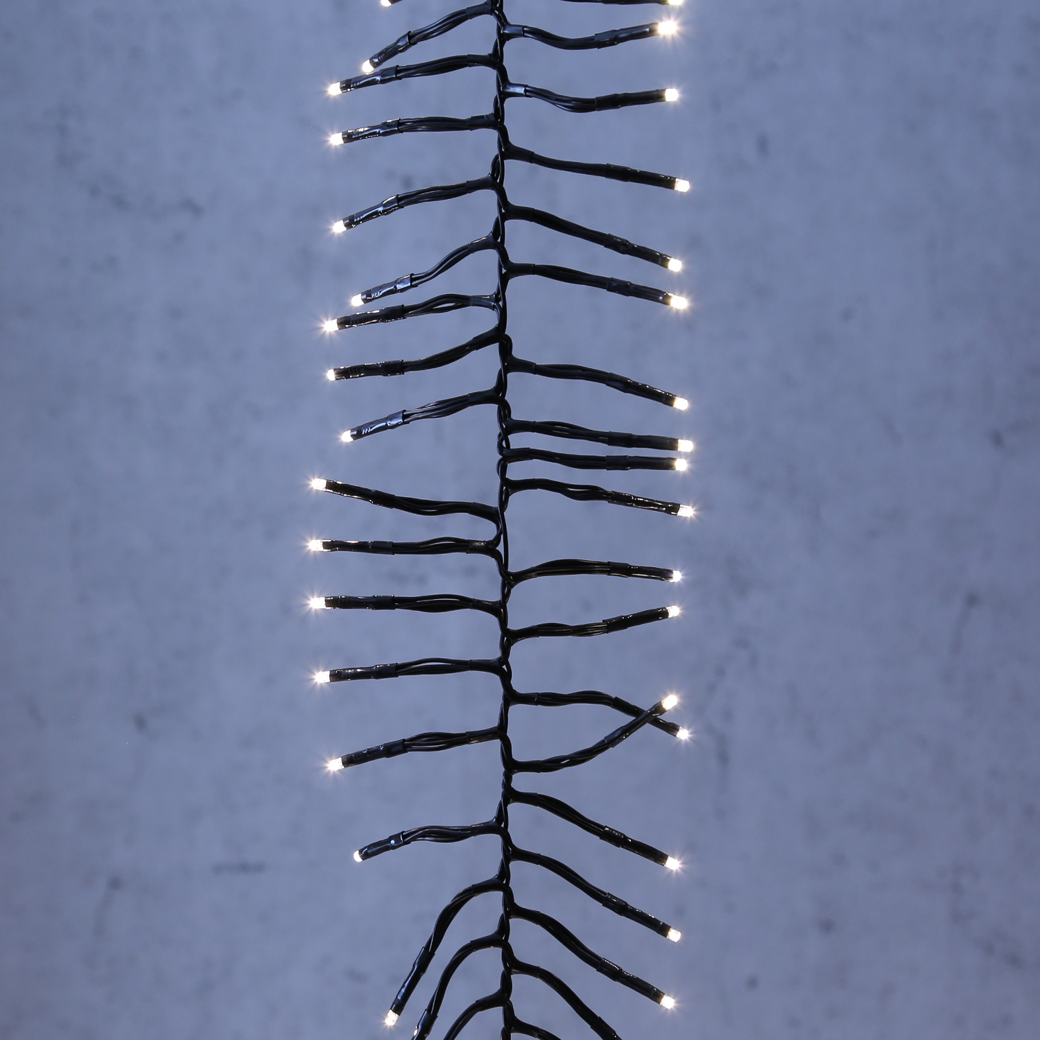 LED Büschellichterkette - Cluster - Blinkfunktion - 1512 warmweiße LED - L: 13,5m - Timer - schwarz LED Büschellichterkette - Cluster - Blinkfunktion - 1512 warmweiße LED - L: 13,5m - Timer - schwarz