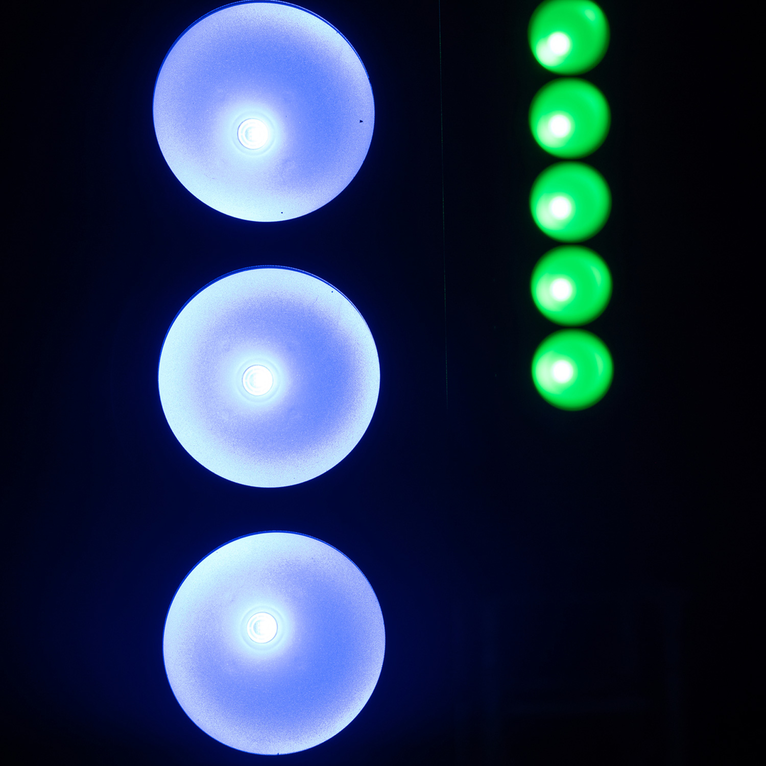 LED Lichtsäule Lichtorgel - high Power 6x 30W COB - DMX - inkl. Fernbedienung - Partyraumbeleuchtung